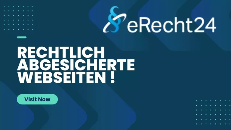 rechtlich abgesicherte Webseiten mit eRecht24